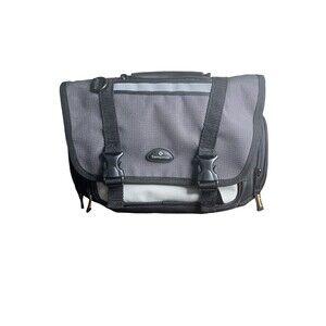 SAMSONITE CAMERA BAG SHOULDER TOTE BAG GREY BLACK Very Clean/In Great Condition